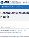 JMIR Public Health and Surveillance雜志封面